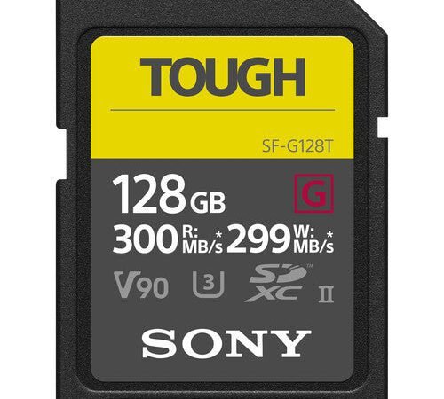 Sony 128GB SF-G Tough Series UHS-II SDXC Memory Card