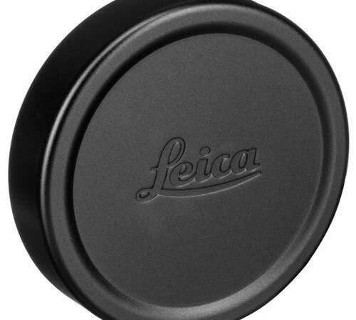Leica Lens Cap for Q, Q-P, and Q2 Cameras - Black