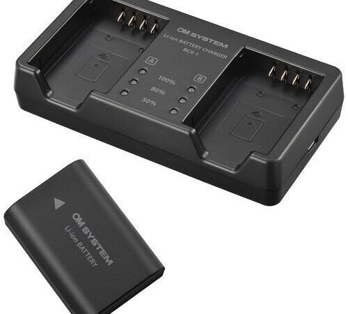 OM System SBCX-1 Lithium Ion Battery and Charger Kit