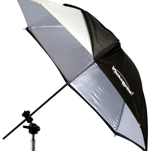 Photogenic Umbrella - Black/Silver - 32" (US32)