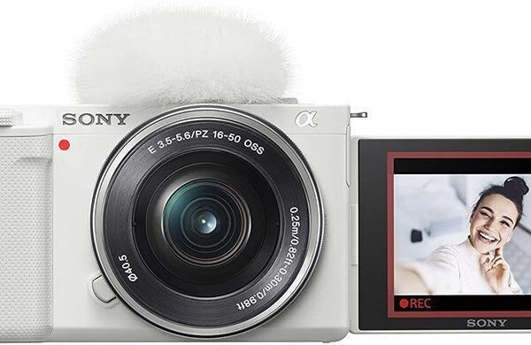 Sony ZV-E10 Mirrorless Camera w/ 16-50mm Lens (White)