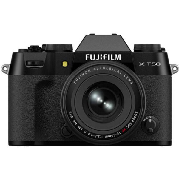 FUJIFILM X-T50 Mirrorless Camera w/ XF 16-50mm F2.8-4.8 Lens (Black)