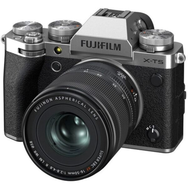 FUJIFILM X-T5 Mirrorless Camera w/ XF 16-50mm F2.8-4.8 Lens (Silver)